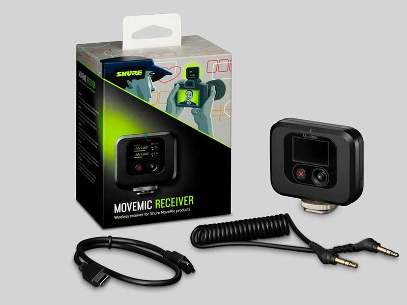 Shure MoveMic Receiver 無(wú)線領(lǐng)夾式話筒